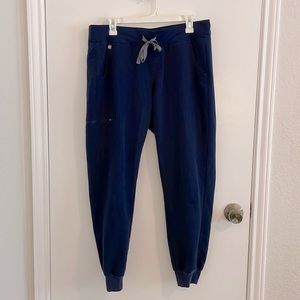 FIGS Zamora Jogger Scrub Pants, Large, Navy